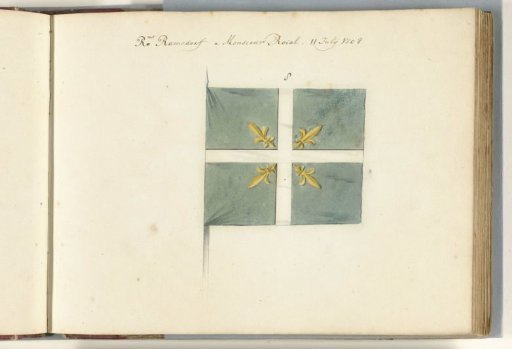 French banner captured in the Battle of Oudenaarde, 1708