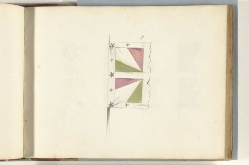 French banner in tatters, captured in the Battle of Oudenaarde, 1708