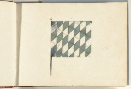 French flag captured in the Battle of Spierbach, 1703