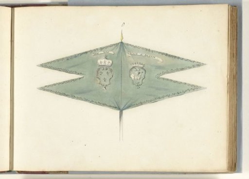 French standard, captured in the Battle of Oudenaarde, 1708