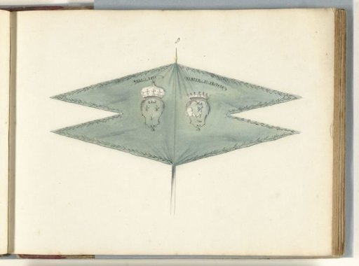 French standard, captured in the Battle of Oudenaarde, 1708