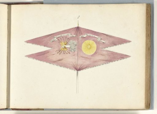 French standard, captured in the Battle of Oudenaarde, 1708