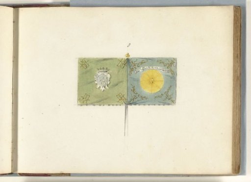 French standard, captured in the Battle of Oudenaarde, 1708
