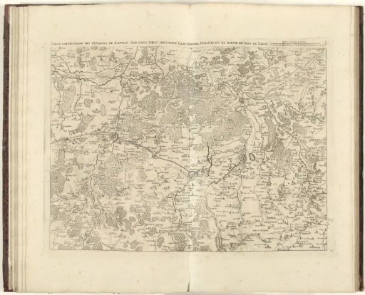 Map of Brabant, 1706