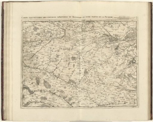 Map of Artois and part of Picardy, 1708