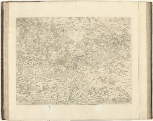 Map of the Province of Namur, ca. 1706-1712