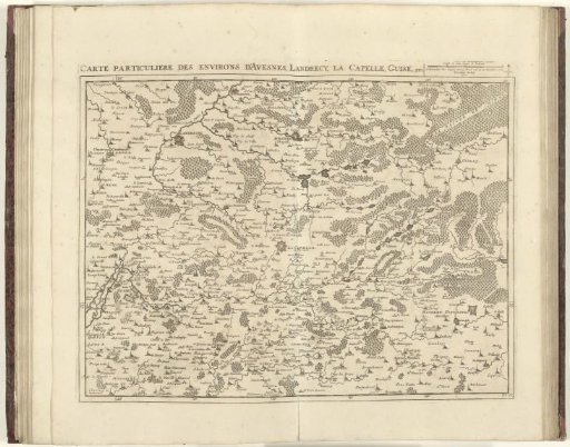 Map of Northern France, 1712