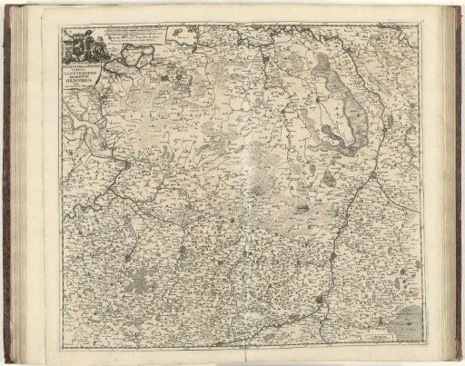 Map of Brabant and Limburg, ca. 1706-1712