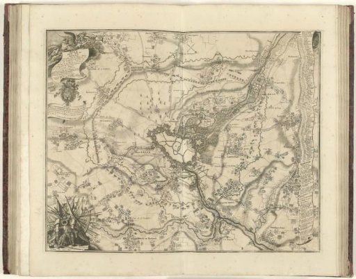 Map of the siege of Lille, 1708