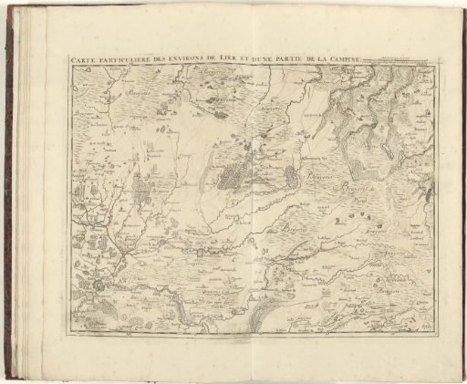 Map of the Province of Antwerp, 1706