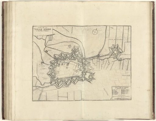 Plan of Aire, 1710