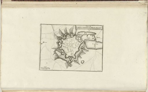 Plan of le Quesnoy, 1712