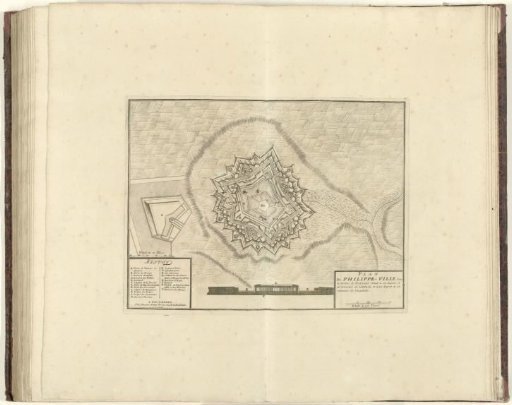 Plan of Philippeville, 1710