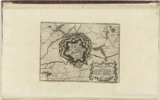 Plan of Hesdin, 1711