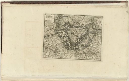 Plan of Ypres, 1709