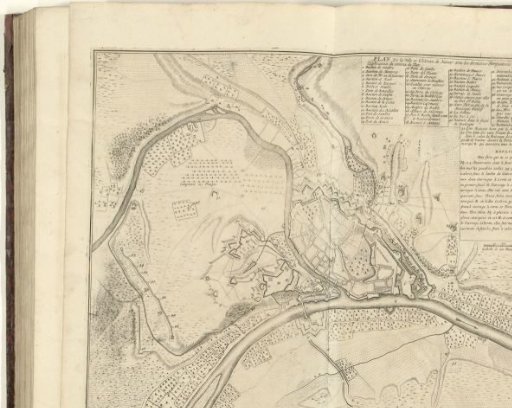 Plan of Namur, 1709