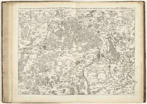 Map of Brabant, 1706