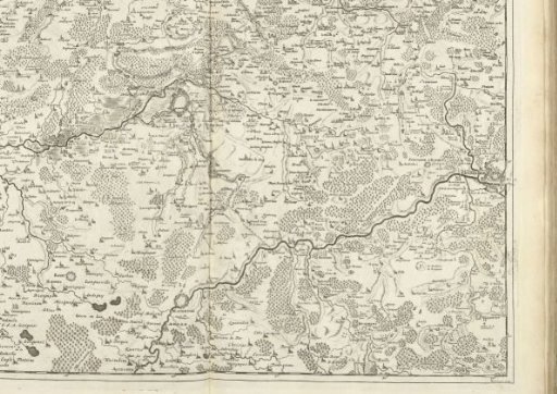 Map of Hainaut and North France, 1706