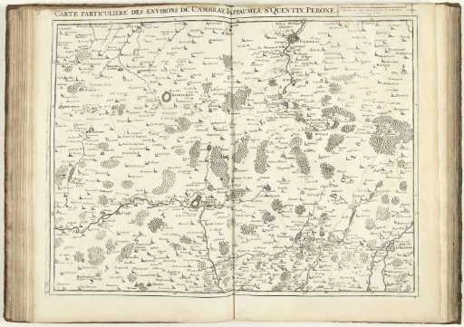 Map of North France, 1710