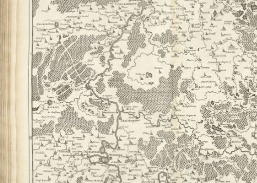 Map of North France, 1712