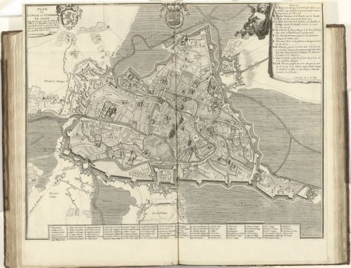 Plan of Ghent, 1708