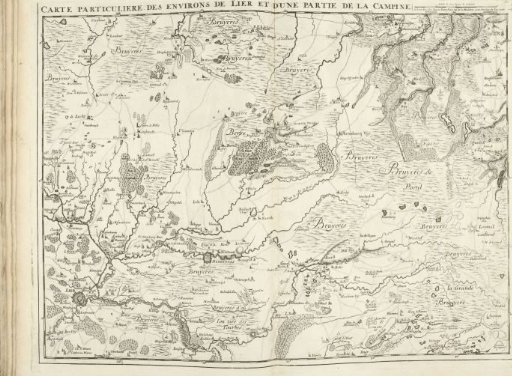 Map of the Province of Antwerp, 1706