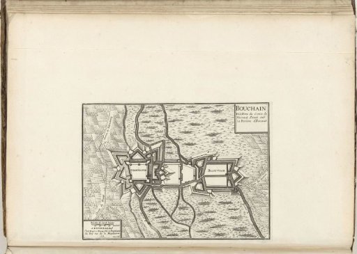 Plan of Bouchain, 1711