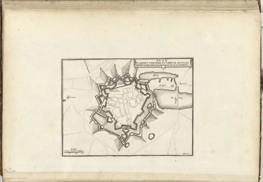 Plan of Le Quesnoy, 1712
