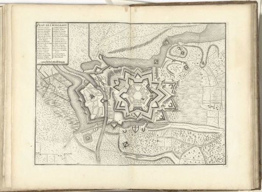 Plan of Charleroi, 1709