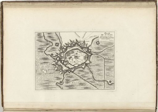 Map of Condé, ca. 1706-1712