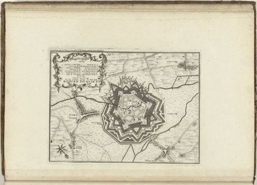 Map of Hesdin, 1711