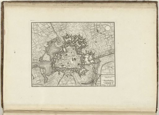 Map of Ypres, 1709