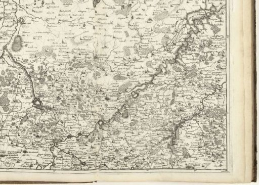 Map of West Flanders, 1710