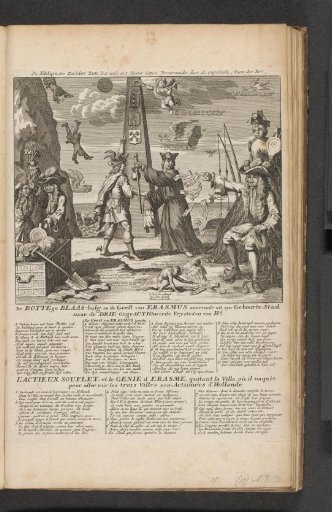 The Spirit of Erasmus Leaves Rotterdam, 1720