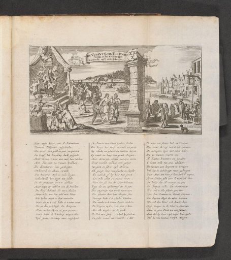 The toll gate at Vianen for the Actionists, 1720