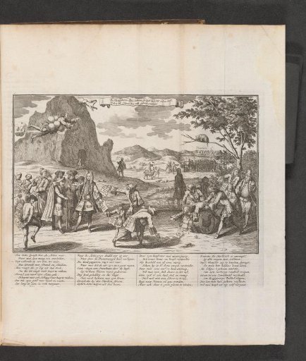The Action Sphinx leaps from the mountain, 1720