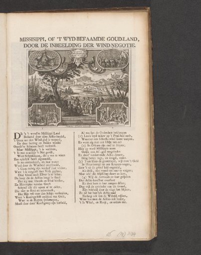 The gold land Mississippi famous for the wind trade, 1720