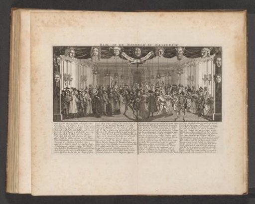 Ball, or the World in Masquerade, 1720
