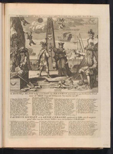 The Spirit of Erasmus Leaves Rotterdam, 1720
