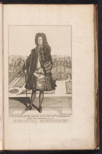 Portrait of John Law, 1720