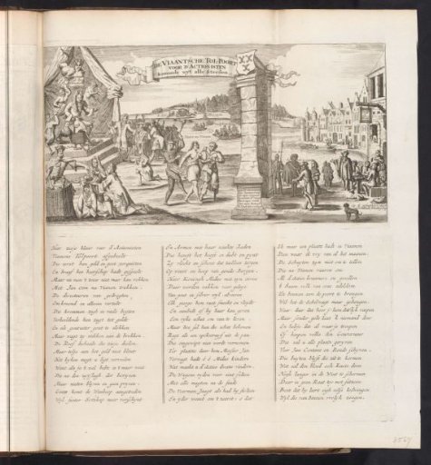 The Toll Gate at Vianen for the Share Traders, 1720