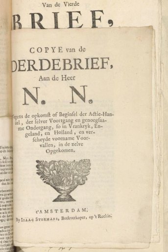 Third Letter on the Fraud of the Wind Trade, 1720