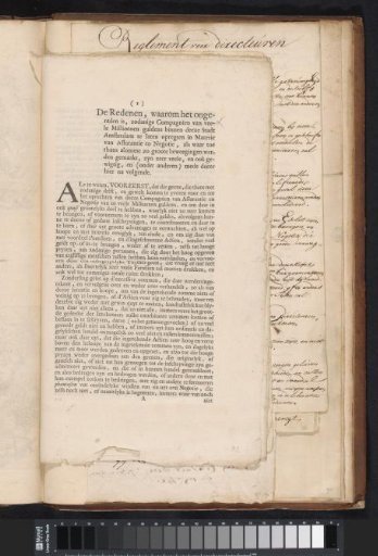 Pamphlet Against the Formation of Companies in Amsterdam, 1720
