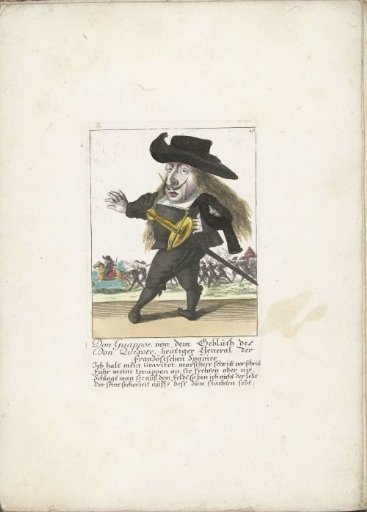 The Spanish little man Don Guappos, ca. 1710