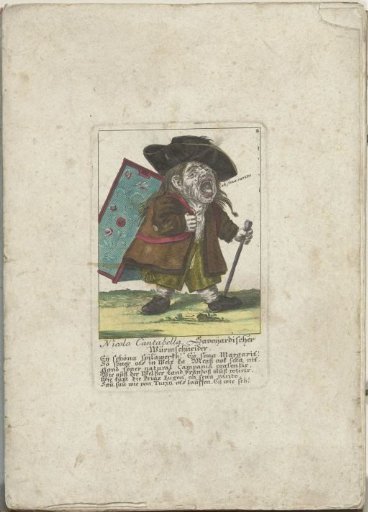 The little man Nicolo Cantabella, ca. 1710