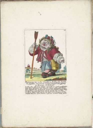The Little Man Ploriander as shepherd, ca. 1710