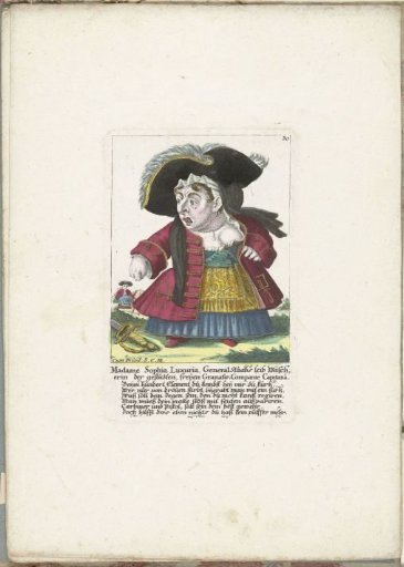 The Little Man Madame Sophia Luxuria, ca. 1710