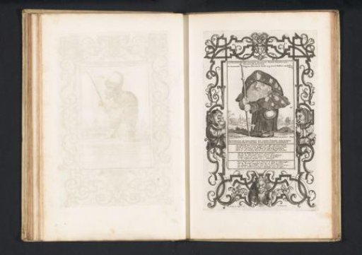 The Little Man Gewaande Pelgrim as a pilgrim from Compostella, 1720