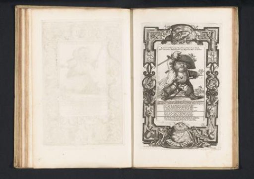 The Little Man Puer Orcanius as a wild officer, 1720