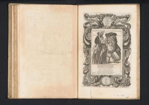 Two Little Men for the Month of January, 1720